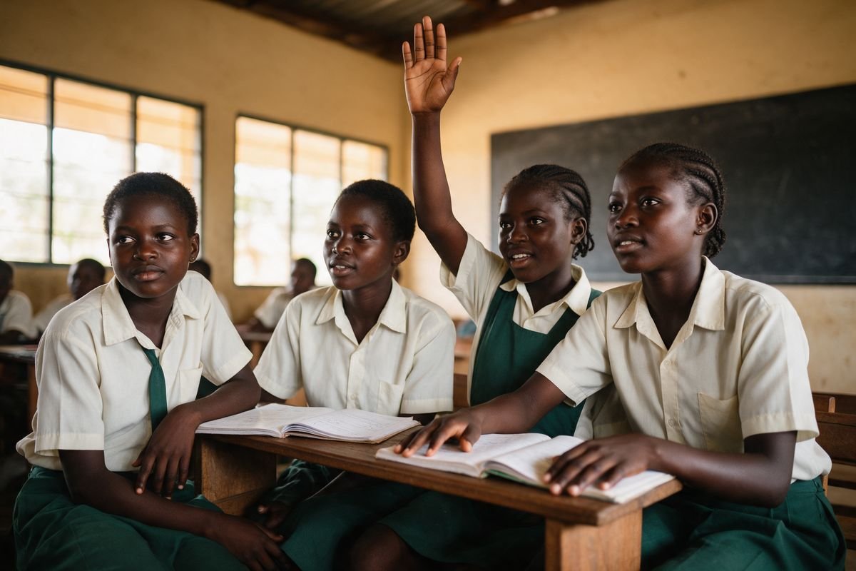 Des adolescentes attentives dans une salle de classe