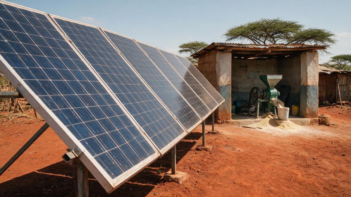 Un village où la fondation intervient